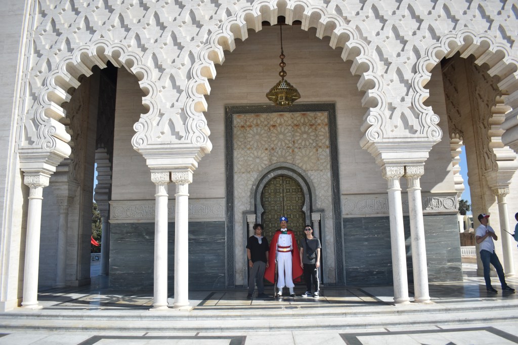 Royal guard at the mosque