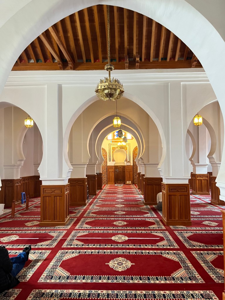 The mosque we prayed in