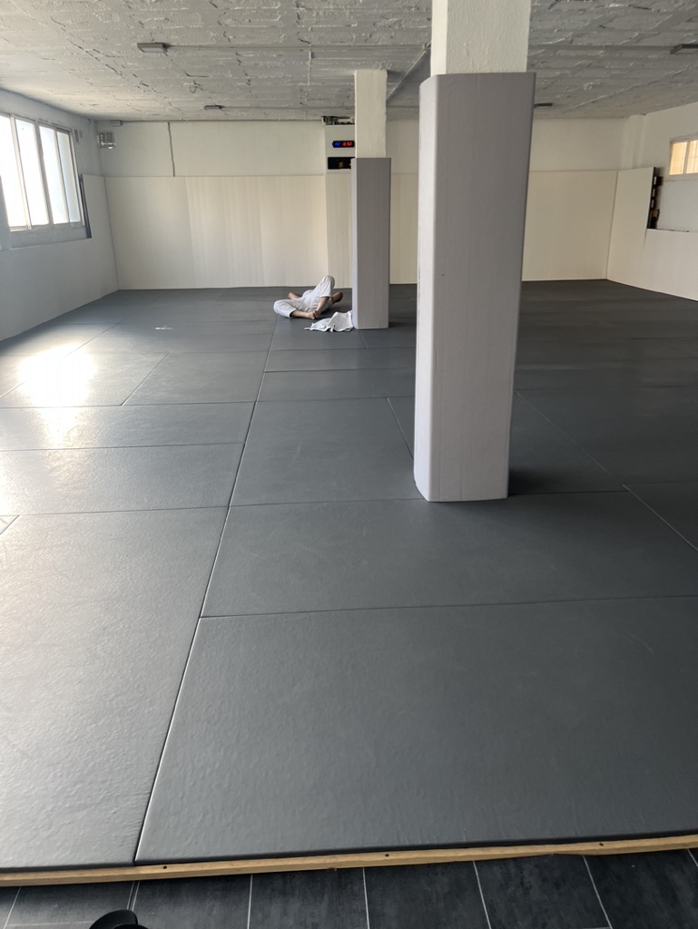 Training room in Malaga, Spain. At Roger Gracie Malaga.