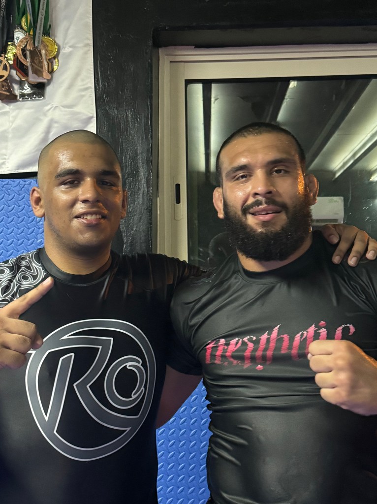 With Reda Mebtouche - an accomplished grappler in France. Highly technical and athletic grappler.